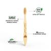 Arshad Couture Kids Bamboo Toothbrushes with Fibre bristles | Ultra Soft | Nylon Free | Eco Friendly | Biodegradable | Bristles made with PBT (Polybutylene Terephthalate) | Organic | Pack of 8 view 2