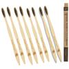 Arshad Couture Adult Bamboo Toothbrushes with Charcoal bristles | Soft | Nylon Free | Eco Friendly | Biodegradable | Bristles made with PBT (Polybutylene Terephthalate) | Organic | Pack of 8 view 1