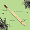 Arshad Couture Adult Bamboo Toothbrushes with Charcoal bristles | Soft | Nylon Free | Eco Friendly | Biodegradable | Bristles made with PBT (Polybutylene Terephthalate) | Organic | Pack of 8 view 2
