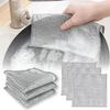 DREHOTRY Dish Wash Scrub Cloth Pad Sponge | Double Sided Non Scratch Wire Scrubber | Reusable Multifunctional Dishwashing Rags for Wet | Ideal for Dishes, Kitchenware & Surfaces (Pack of 10) view 1