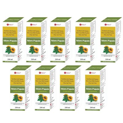 ADANX PAPAIN | Platelet Generator | 200 ML (Pack of 9)