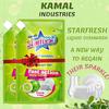 Starfresh Ultra Premium Lime Dishwash Gel: Fast Action Deep Clean for Sparkling Dishes - Green Lime Scent - Pack Of 2 view 2