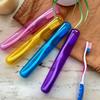 XML Toothbrush Container, Cap, Cover, Case, Holder Set Plastic Anti Bacterial for Travel Bathroom (8-Capsule-TBCOVER) view 1
