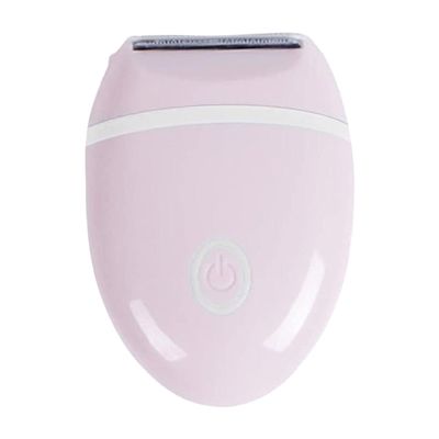 Portable Electric Hair Removal, Shaver Head Washable, Dry Battery Shaver, Washable Electric Shaver, Painless Electric Shaver, Multi-Functional Shaver (Pink)