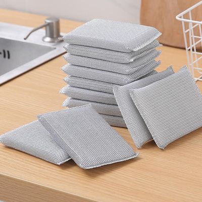 4 Pads All-Purpose Sponges Kitchen, Non Scratch Dish Sponge for Washing Dishes Cleaning Kitchen, Dish Cloths Rags Washcloths Dishcloths for Washing Dishes, Ideal for Bathroom (4)