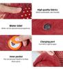 Electric heating water bag combo pack of 2 bag hot water pad heating water bag heating pad velvet gel bag hot water bottle multi colour view 3