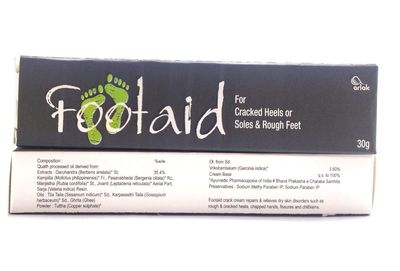 Arlak Ayurveda Footaid 30g | For Cracked Heels| Pack of 2