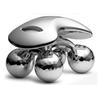 4D Roller Manual Massager, for Body Massage & Face Massage (4D Silver Roller) view 1