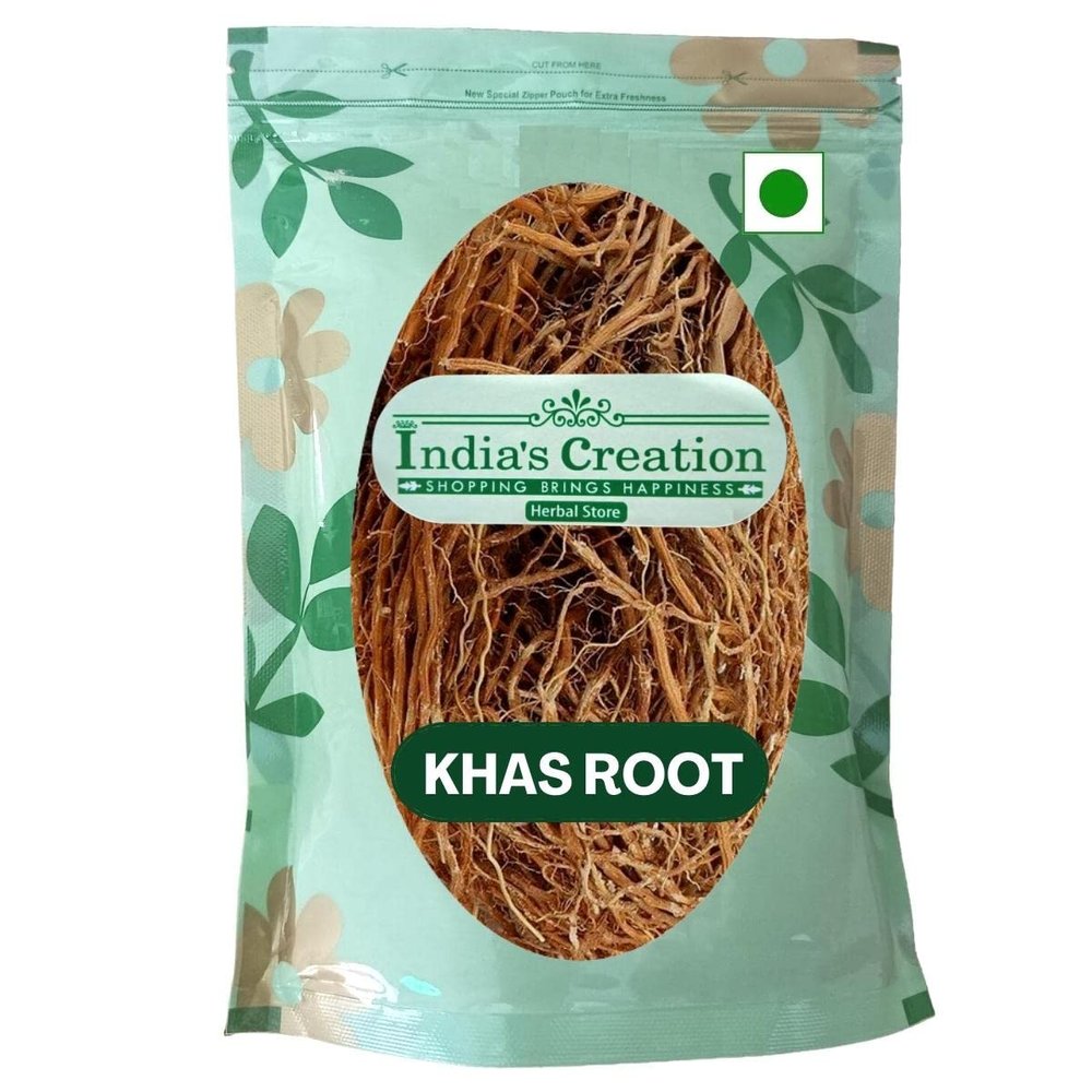 Khas Root-Khus Jad-Ushira-Vetiver Roots-Raw Herbs-Vetiveria Zizanioides-Ramacham-Jadi Booti-Single Herbs (100 Gram)