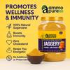 Amno Pure Natural Sugarcane Jaggery Non Filtered Powder | Bellam, Sarkkara, Gud, Gur, Cholestrol Free, 100% Natural - 500G Pet Jar view 2
