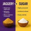 Amno Pure Natural Sugarcane Jaggery Non Filtered Powder | Bellam, Sarkkara, Gud, Gur, Cholestrol Free, 100% Natural - 500G Pet Jar view 3