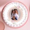 FlowerAura Mother's Day Surprise Delicious Fresh Mom Special Strawberry Flavor Mother's Day Photo Cake For Mother | Cake For Mom | Cake For Maa | Cake For Mother-In-Law (Same Day Delivery) (1Kg) view 3
