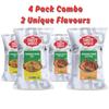 Tasty World Banana Chips 2 Flavours Combo Pack (4X100g) - Salt & Peri Peri view 3
