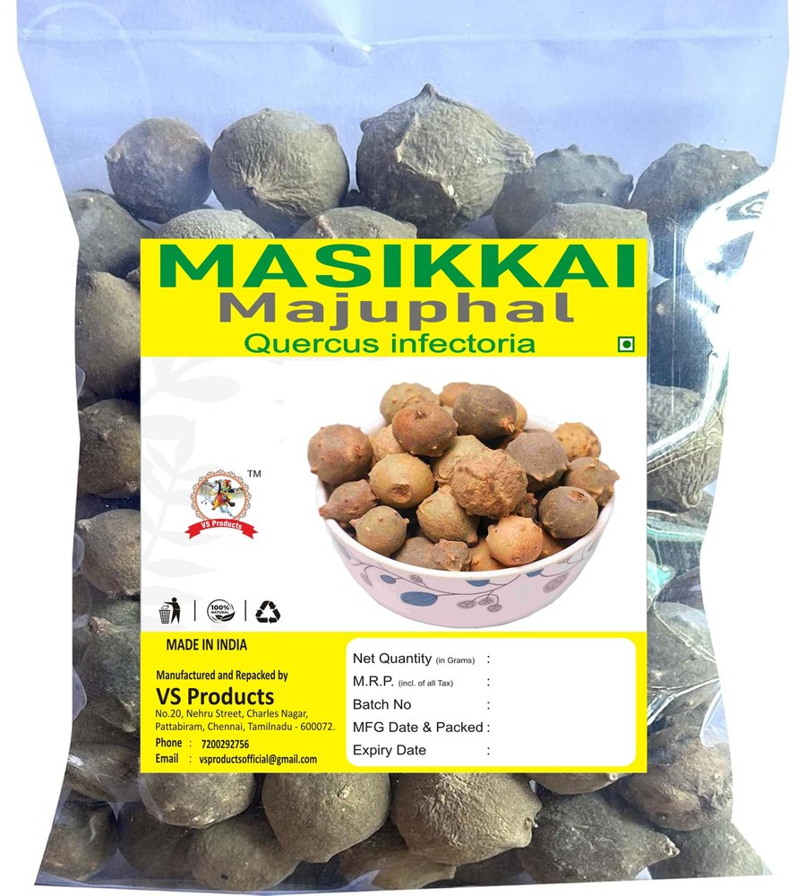 VS Products Masikkai, 150g, Manjuphal, Manjakani, Quercus Infectoria, 150g