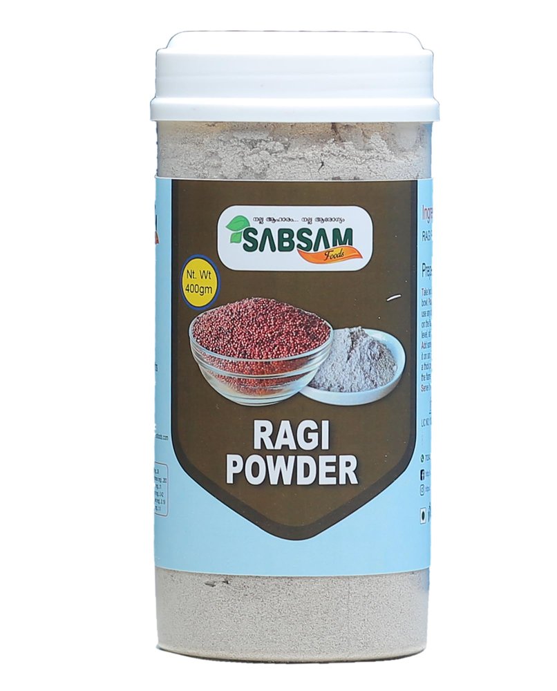 SABSAM FOODS RAGI POWDER|GOOD FOR ALL AGES|BABIES|GOOD AND HEALTHY| PACK OFF 400gm