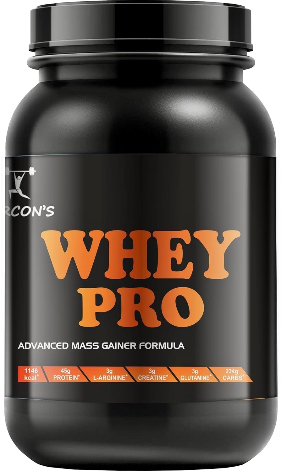 Arcon Whey Pro Advance Mass Gainer With Added Digestive Enzymes (Mocha Cappuccino, 1KG)