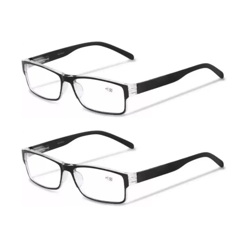 myreen Spring Reading glass for men and women power +1 +1.25 +1.5 +1.75 +2 +2.25 +2.5 +2.75 +3 for near vision reading books and newspaper etc | NAYANA Series | PACK OF 2 (PACK OF 2, 3)