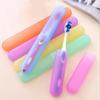 EZ LIVING Set of 4 Antibacterial Toothbrush Containers GermFree Storage Secure Closure and TravelFriendly Dental Protection(Random Color) view 4