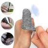 CHENGBEI Finger Cots Cut Resistant Protector Breathable Finger Sleeves Thumb Protector Fingertips Protective For Work 10PCS Cut Resistant Protector view 2