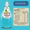 American Delight Flavored Drink with Basil Seed |Cocktail, Kiwi, Lychee, Blueberry, Strawberry, Orange Flavored Fruit Drink with Basil Seeds Aka Sabja Seeds | Pack of 6 x 300 Ml Each view 2