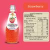 American Delight Flavored Drink with Basil Seed |Cocktail, Kiwi, Lychee, Blueberry, Strawberry, Orange Flavored Fruit Drink with Basil Seeds Aka Sabja Seeds | Pack of 6 x 300 Ml Each view 4
