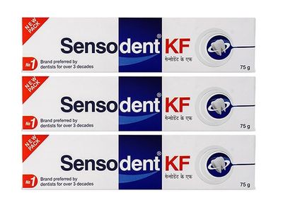 Sensodnt KF Toothpaste - 75 gm, Pack Of 3