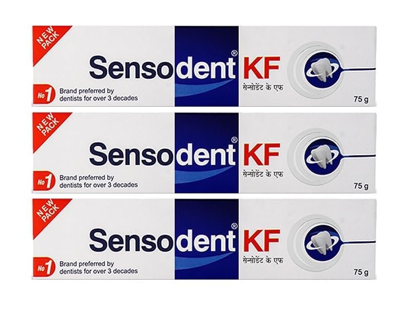 Sensodnt KF Toothpaste - 75 gm, Pack Of 3