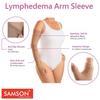 Lymphedema Arm Sleeve (Single) - Compression Arm Sleeve Recommended by Doctors, For Post-Mastecomy & Lymphoedema of Hand and Arm, Extra-Firm Graduated Compression (For Women & Men) (XL) view 2