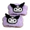 LOOM TREE 2Pcs Face Wash Wristbands Sports Flexible Elastic Face Wash Hand Wrist Strap white black view 3