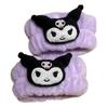 LOOM TREE 2Pcs Face Wash Wristbands Sports Flexible Elastic Face Wash Hand Wrist Strap white black view 4