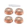 LOOM TREE 4x 18K Goldplated Replacement Heads for Facial Hair Remover Generation 2 view 4