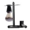 LOOM TREE 3x Mens Shaving Kit Black Luxury Elegant Razor+ Stand Holder + Shaving Brush view 4