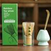 Flavoma (Sets of 3) Japanese Handmade Bamboo Matcha Whisk (Delicate Match Brush Japanese Style) + Traditional Scoop (Chashaku) + Tea Spoon, The Perfect Set to Prepare a Traditional Cup of Matcha. view 4
