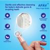 APAV Silicone Baby Finger Toothbrush, BPA/BPS Free, Great for Massaging & Cleaning Gums and Tounge designed for Kids & New born Baby, (Blue) view 4
