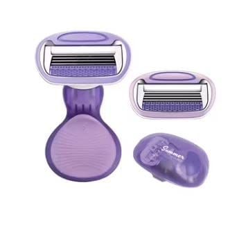 BLINE Mini Ultra Smooth Hair Removal Razor 4 Stainless Steel Blades Hair Removal Razor for Women