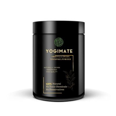 YOGIMATE Dried Gulancha Tinospora Powder - Gilo Khushk Powder - Pure & Natural (1 KG)