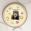 FlowerAura Delicious Silky Smooth Fresh Customized Snapchat Filter Butterscotch Photo Cake For Birthday Gift, Anniversary Gift, Valentine's Day Gift, Mother's Day Gift (Same Day Delivery) (0.5Kg) view 2