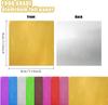 Candy Wrappers Chocolate Wrappers,900 Pieces Chocolate Wrappers Sugar Wraps Square Candy Wrapping Papers Aluminum Foil Paper for Caramel Candies Packaging Decoration (3.1 Inches) view 3