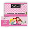 Argonium Prime Herbal Teen Sanitary Pads For Girl (24 Teen Pads 240mm) Cottene Base, Rash-Toxin-Free, High Absorbent, Heavy Flow,Extra Long.Day-Night Napkin With 2Disposal Bags view 1