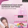 Argonium Prime Herbal Teen Sanitary Pads For Girl (24 Teen Pads 240mm) Cottene Base, Rash-Toxin-Free, High Absorbent, Heavy Flow,Extra Long.Day-Night Napkin With 2Disposal Bags view 2