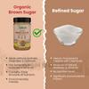 Sunlite Organic - Organic Brown Sugar 500gm I Certified Organic, Unprocessed & Unrefined Raw Sugar for Baking I Rich Source of Minerals & Nutrients I Sulphurless Organic Sugar with No Preservatives view 4