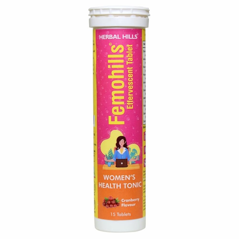 Femohills 15 Effervescent Tablets (15 Count Pack of 4)