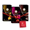 Cupid Dotted & Flavoured Condoms Chocolate, Strawberry & Mango Flavour (Pack of 3) | Lubricated & Multitextured Condoms | For Her Enhanced Pleasure | Pack of 3, 12 Pcs Each view 1