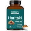 ERTHRI Haritaki Tablet - 4000mg, 90 tablets | Immunity Booster | Relieves Constipation | 100% Pure & Natural view 1