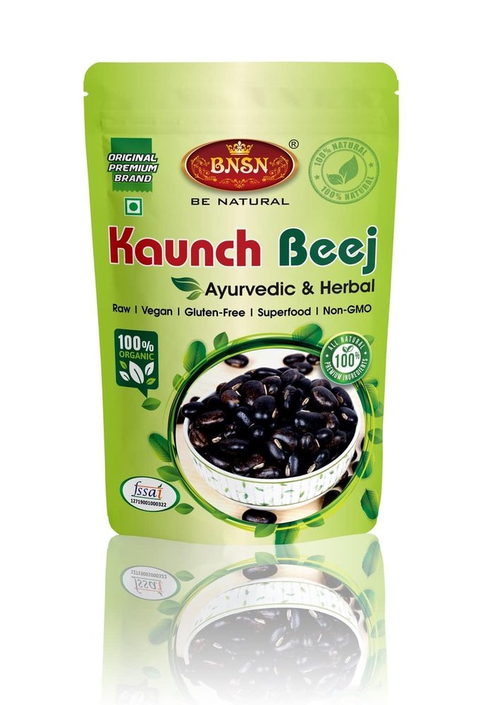BNSN Raw Black Kaunch Seeds-100Gm |Mucuna Pruriens| Kala Kaunch Beej 100% Pure & Natural-100Gm
