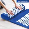 Accupressure Blood Circulation Acupressure Mat Acupuncture Massager Mat Pillow Joint Pain Muscle Relief Relaxation With Pillow (Multicolour) view 2