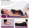 Accupressure Blood Circulation Acupressure Mat Acupuncture Massager Mat Pillow Joint Pain Muscle Relief Relaxation With Pillow (Multicolour) view 3