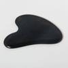 Livronic Gua Sha Face Tool | Natural Jade Stone Guasha Board SPA Acupuncture Therapy | Trigger Point Treatment | Scraping Handheld Massager Tool (Pack of 1) (BLACK STONE GUA SHA) view 4