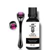 Nutrionz Organic Beard Growth Oil for Beard and Moustache Oil, 30 ml | Beard Oil for men | Non-Sticky, Light | Almond Oil, Aloe vera, Vitamin E | Shiny Nourished Beard Growth with derma roller 0.5 mm view 2