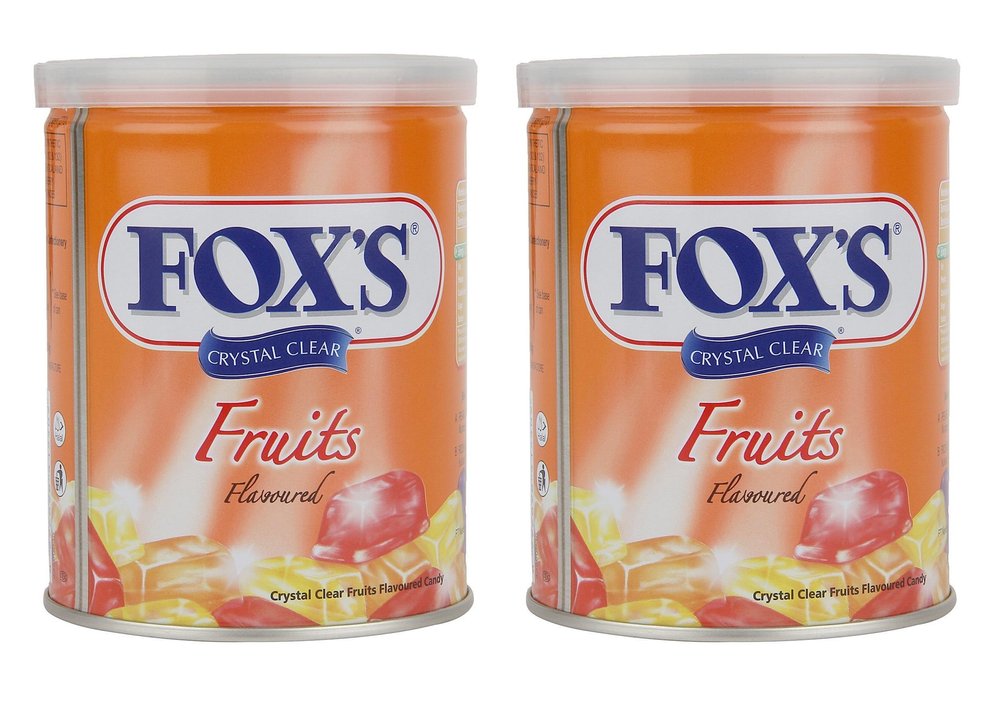 Fox's Crystal Clear Fruits Candy Tin (2X180g)